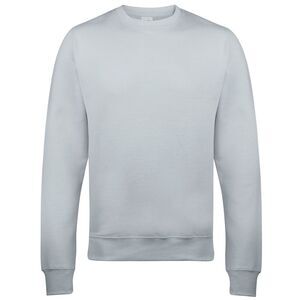 AWDis Just Hoods AWDis Unisex Crew Neck Plain Sweatshirt (280 GSM) / Heather Gra